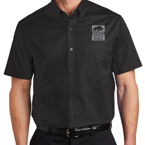 RHINO Tactical Defense Button Down Dress Shirt (Short Sleeve)